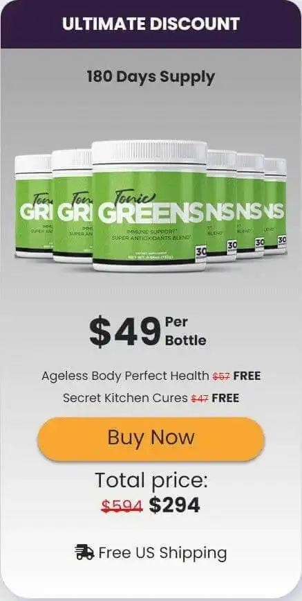 Tonic Greens - 6 Bottles